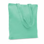 RASSA COLOURED - Stevige canvas boodschappentas - Mintgroen