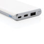 Ultra snelle 10.000 mAh powerbank met PD, wit