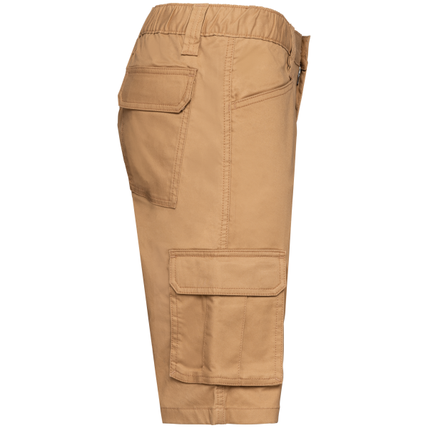 Ecologische heren bermuda met meerdere zakken Camel M Ecologische heren bermuda met meerdere zakken Camel M