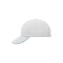 6 Panel Raver Sandwich Cap white/aqua