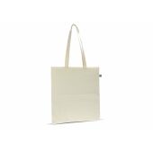 Fairtrade katoenen tas ecru lang 140g/m² 38x42cm - Ecru
