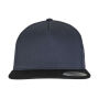 Classic 5 Panel Snapback - Navy/Black - One Size Classic 5 Panel Snapback - Navy/Black - One Size