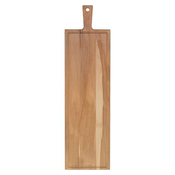 Plank met handvat beuken 59x19 cm