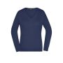 Ladies' V-Neck Pullover navy XL