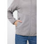 IQONIQ Talung gerecycled polyester fleece jas met rits, storm grey (S)