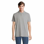 PULSE - PULSE UNISEX POLO - 5XL - Grijs Gemêleerd 2