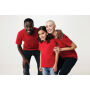 IQONIQ Yala dames lichtgewicht gerecycled katoen t-shirt, rood (L)