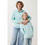 IQONIQ Yengo kids recycled katoen hoodie met steekzakken, crushed mint (34)