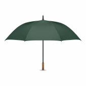 RAYNA - 27" auto paraplu houten greep - Groen