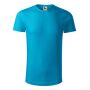 T-shirt men's Origin (GOTS) blue atoll S