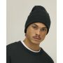 Rib Beanie 2.0 - De ribgebreide muts - Black (OS)