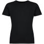 Ecologisch kinder-T-shirt met afhangende mouwen Black 10/12 jaar