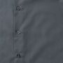 RUS Men LSL Tailored Polycot. Poplin Shirt, Convoy Grey, 4XL