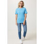 IQONIQ Bryce gerecycled katoen t-shirt, tranquil blue (S)