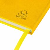Gerecycled notitieboekje A5 Bloom - geel