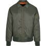 Collar Bomber Jacket dark olive S