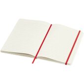 Bass A5 gerecycled notitieboek met gelinieerde pagina's - Rood