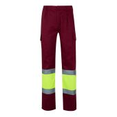 Bordeaux rood / Geel