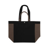 BEAU AWARE™ 400gsm recycled canvas all-round shopper, zwart