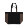 BEAU AWARE™ 400gsm recycled canvas all-round shopper, zwart