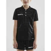 PRO CONTROL BUTTON JERSEY JR BLA/WHI 122