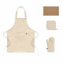 GALA SET - Recycled cotton kitchen set - Beige
