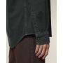 Worker Shirt - Het unisex relaxed overhemd - G. Dyed Black Rock (XS)