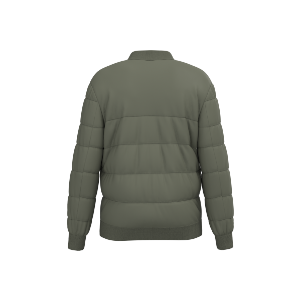 Ecologisch gewatteerd uniseks jasje met teddykraag Organic Khaki XL Ecologisch gewatteerd uniseks jasje met teddykraag Organic Khaki XL