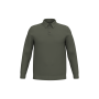 Ecologische herenpolo met lange mouwen Organic Khaki XL