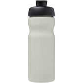 H2O Active® Eco POP Base 650 ml sportfles met kanteldeksel - Ivoorwit/Zwart