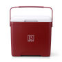Brisby Koelbox - Frigobox - 13L - Rood - Tot maximaal 40 uur isolatie - Incl. 2 dikke koelelementen van 450ml - Temperatuur veilige sluiting - Nieuw ontwerp met koelelement vergrendeld in deksel