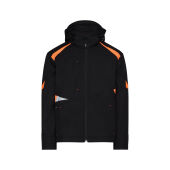 Zwart/fluo-oranje
