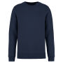 Ecologische uniseks sweater met ronde hals Navy Blue L
