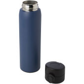 Sika 450 ml geïsoleerde fles van RCS-gecertificeerd gerecycled roestvrij staal - Oceaanblauw