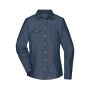 Ladies' Denim Blouse dark-denim S
