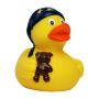 Squeaky duck sleepy head - multicoloured