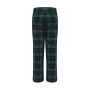 KIDS TARTAN LOUNGE TROUSERS, NAVY/GREEN CHECK, 11/12, SKINNIFIT MINI
