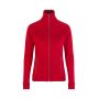 Sweat cardigan | dames - Rood, S
