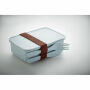 SUNDAY - Lunchbox met bestek - Babyblauw