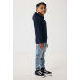 IQONIQ Yengo kids recycled katoen hoodie met steekzakken, donkerblauw (910)
