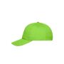 5 Panel Cap Organic Cotton lime-green one size