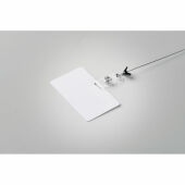 BADSMALL - Lanyard badge 54 x 86mm - Wit