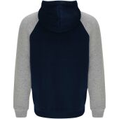 Badet tweekleurige kinderhoodie - Marineblauw/Gemêleerd grijs - 11/12
