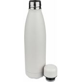 Gerecyclede dubbelwandige drinkfles 500 ml Sunny - wit