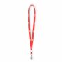 Polyester tubulaire keycord met metalen klem