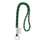 Polyester 2-kleurige koord-lanyard met full color label