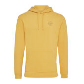 Iqoniq Jasper gerecycled katoen hoodie, ochre yellow (XXS)