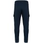 Eco-friendly heren fleece cargobroek Navy 4XL