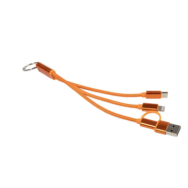 Rafob - Sleutelhanger USB oplader kabel Rafob - Sleutelhanger USB oplader kabel