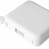 Gerecycled ABS powerbank Jona zwart